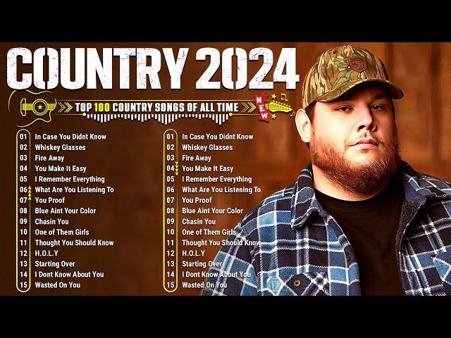 Country Music Playlist 2024 - Luke Combs, Chris Stapleton, Brett Young, Luke Bryan, Kane Brown