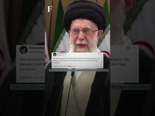 "Iran Won't Surrender," Ayatollah Khamenei Responds to Trump, Israel | N18G