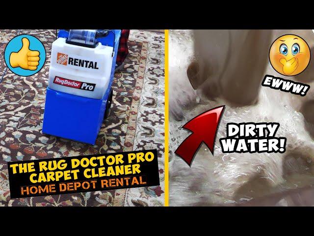 How to use a Rug Doctor Pro Carpet Cleaner [ Home Depot Rental ]