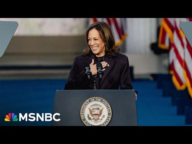 Harris delivers concession speech, vows to continue fight that fueled campaign