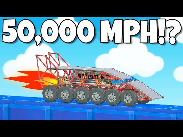 Setting the LAND SPEED RECORD in Poly Bridge 3!?