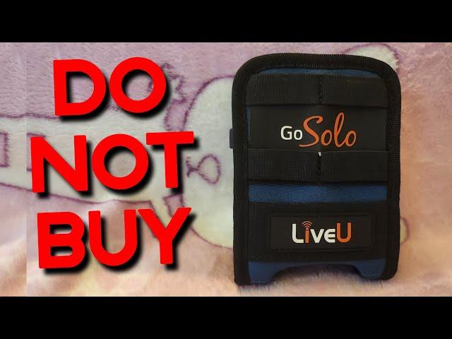 Why I Regret buying the LiveU Solo