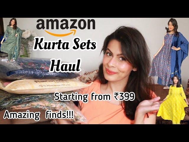 Amazon Affordable Fashion Haul | Kurta Sets Starting From Rs. 399 | Summer Sale | Kurta Sets Haul