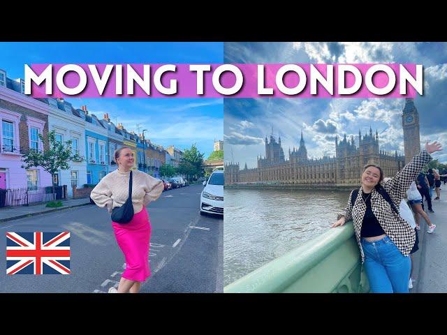 I MOVED TO LONDON  (Moving vlog, room tour etc 2023)