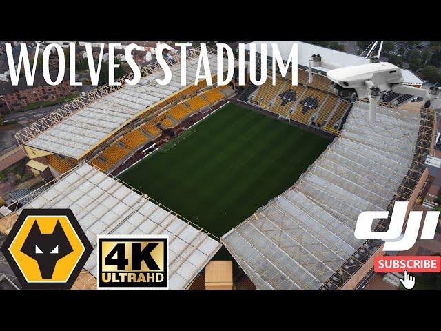 【4K】WOLVERHAMPTON WANDERERS MOLINEUX STADIUM 4K DRONE VIDEO TOUR