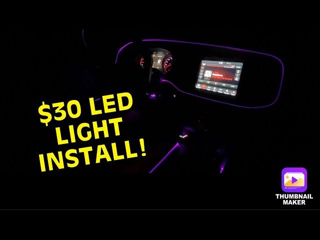 $30 Cheap mod | Installing interior trim lights on my 2018 Charger!