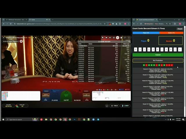 Edward O. Thorp's guide to using baccarat card counting win 100%