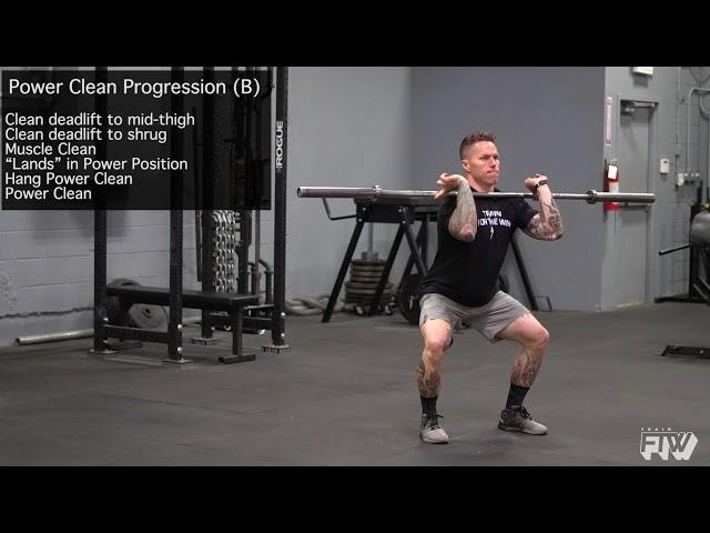 Power Clean Progression (B)