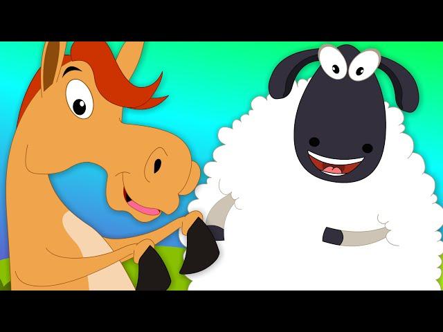 Animal Sounds Song | Zebra Nursery Rhyme Songs For Children | Baby Rhymes