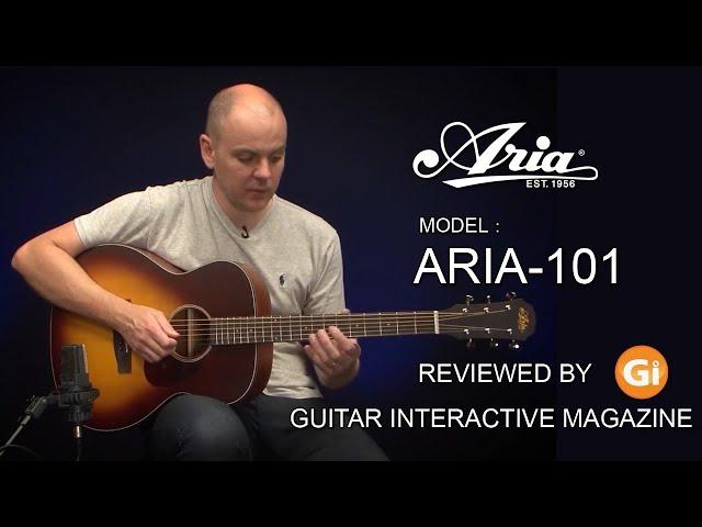 Aria-101 reviewed by Guitar Interactive Magazine