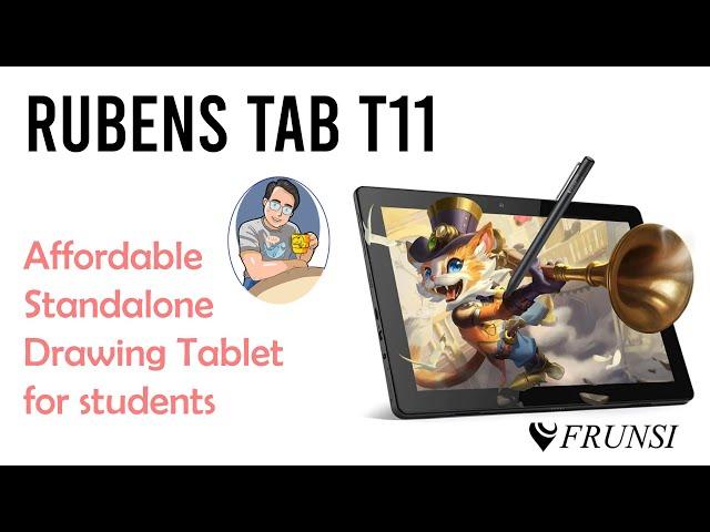 Frunsi RubensTab standalone drawing tablet | Unbox + Review