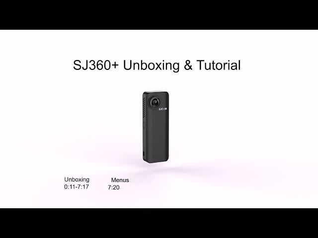 SJCAM SJ360+ Panoramic Cam Unboxing Review + Converter Tutorial