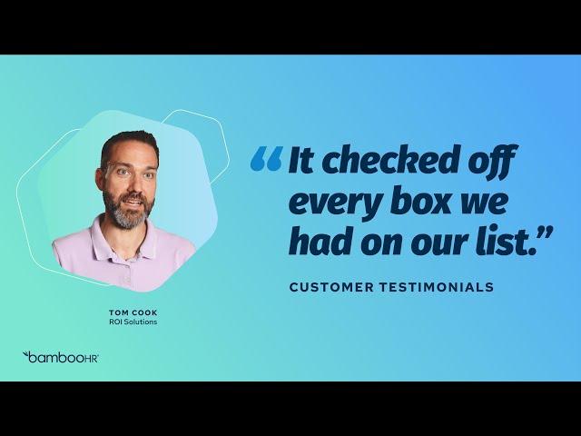 Delightful Customer Service | Customer Testimonials | BambooHR