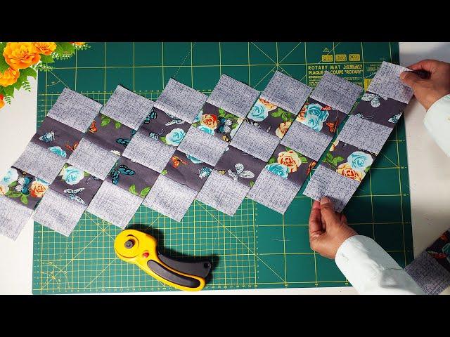 Patchwork in an amazing way | Easy sewing for beginners