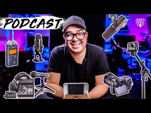 Que EQUIPO necesito para GRABAR un PODCAST? CON y SIN  dinero