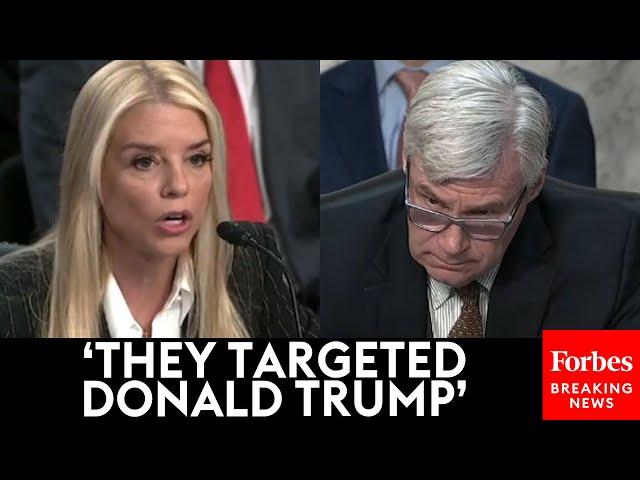 JUST IN: Pam Bondi Has Tense Exchange With Sheldon Whitehouse Over Government Weaponization