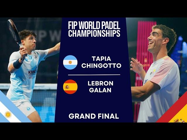 MATCH OF THE CENTURY | Tapia/Chingotto VS Lebron/Galan | WORLD PADEL CHAMPIONSHIPS 2024 | Highlights