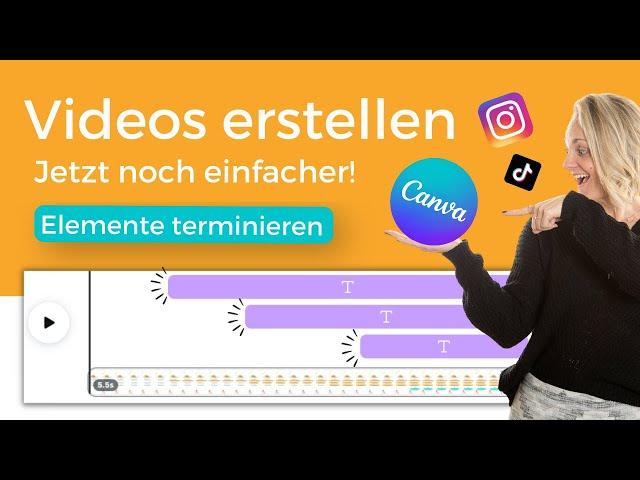 ANIMIERTE VIDEOS in Canva erstellen und bearbeiten ist jetzt noch einfacher | Canva-Tutorial