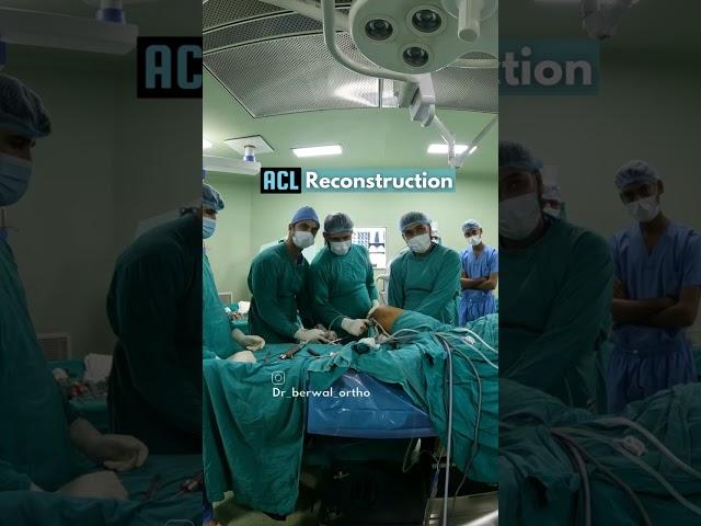 LIVE ACL Surgery #doctor #neetmotivation #shorts  @DoctorBerwal_Ortho