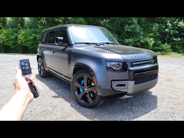 2022 Land Rover Defender 110 V8 Carpathian: Start Up, Exhaust, Walkaround, Test Drive and Review