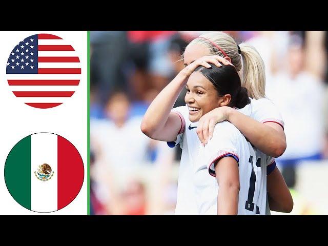 USA vs Mexico | Highlights | Women's Friendly 2024