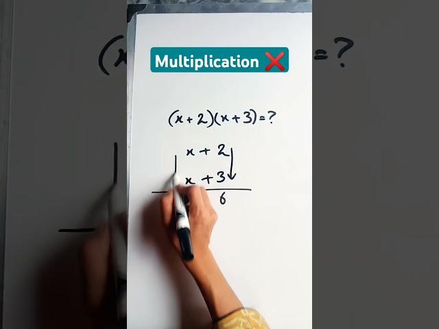 Multiplication #maths #mathstricks #matheducation #algebra #mathguide