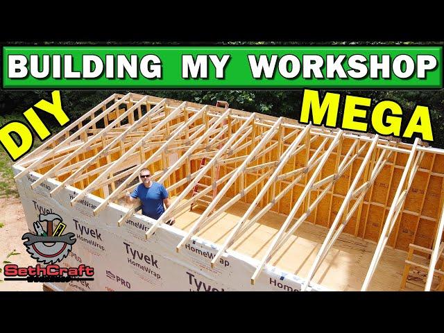 Building my Workshop | DIY Shed Build - 20 x 30 Mega Shop