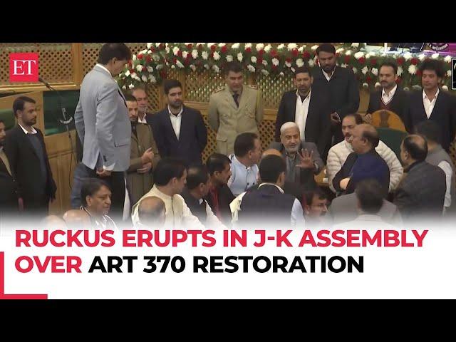 Ruckus erupts in J-K assembly over resolution on Article 370 restoration