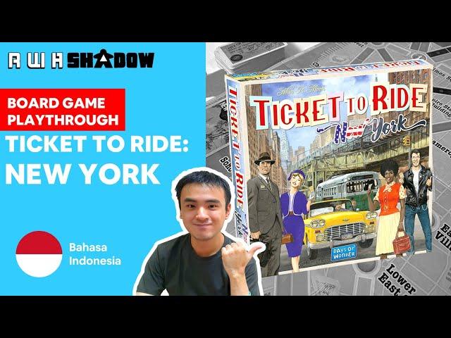 Board Game Playthrough EP216 - Ticket to Ride: New York