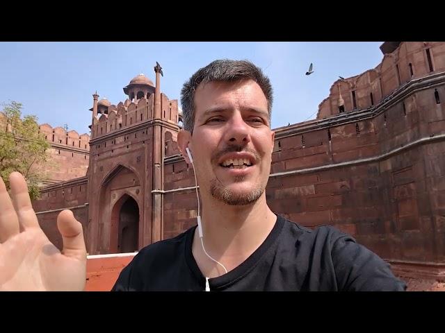 Luca Berton's Enthralling Visit to the Red Fort in New Delhi