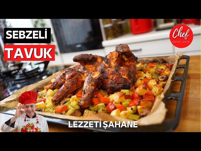 How to cook a whole chicken? CHICKEN with Vegetables Recipe I CHEF OKTAY