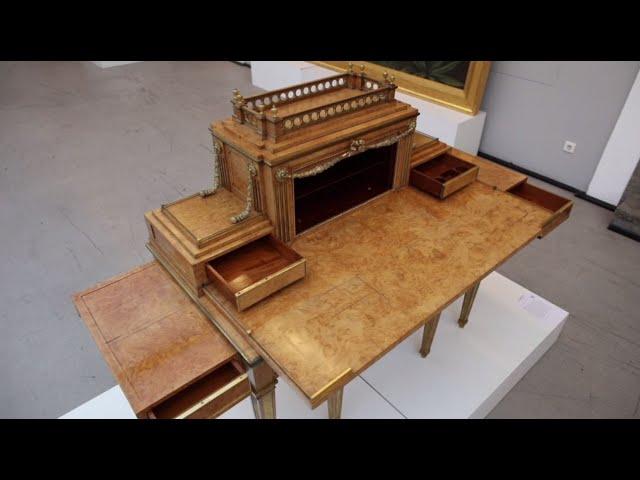 An imperial writing desk by David Roentgen