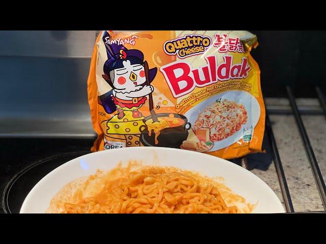 New SAMYANG BULDAK QUATTRO CHEESE- Noodle Review