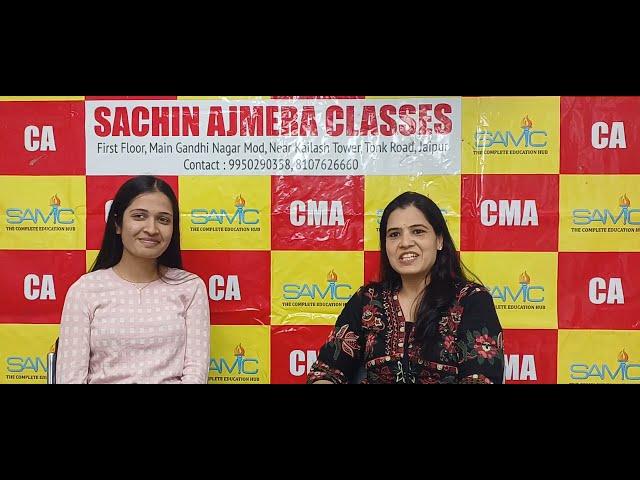 Interview Of Akshika Kanoongo  - AIR 32 - CMA INTER- DEC-23 - Sachin Ajmera Classes | SACHIN AJMERA
