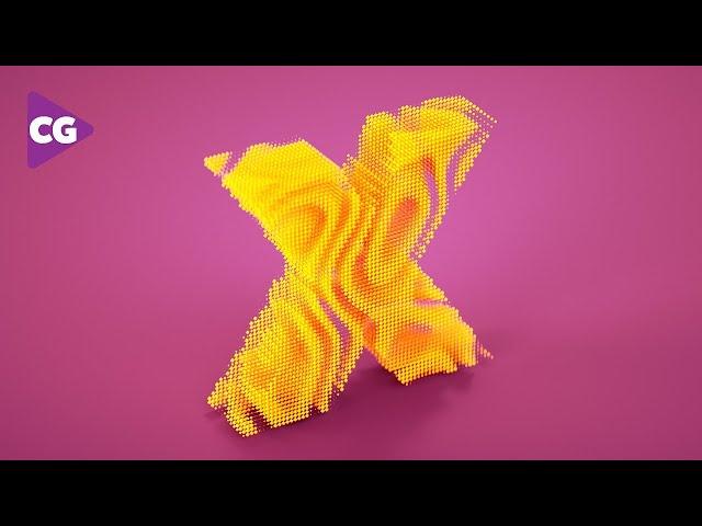 C4D Looping Voxel Effect - Cinema 4D Tutorial (Free Project)