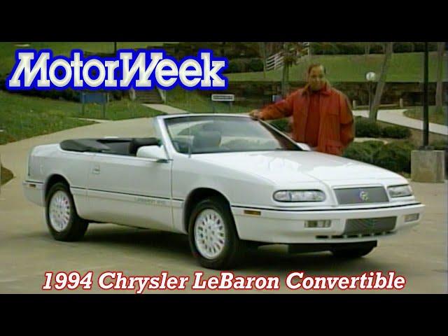 1994 Chrysler LeBaron Convertible | Retro Review