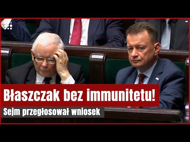 Mariusz Błaszczak pociągnięty do odpowiedzialności karnej! Nietęga mina posła PiS | Gazeta.pl