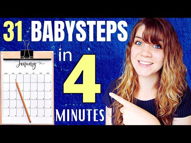 All 31 of Flylady's Baby Steps in UNDER 4 Minutes!