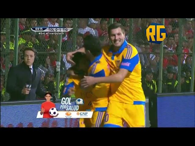 RESUMEN | TOLUCA 0-2 TIGRES | SEMIFINAL VUELTA AP. 2015 | GOLES DE JAVIER AQUINO Y DAMIAN ALVAREZ