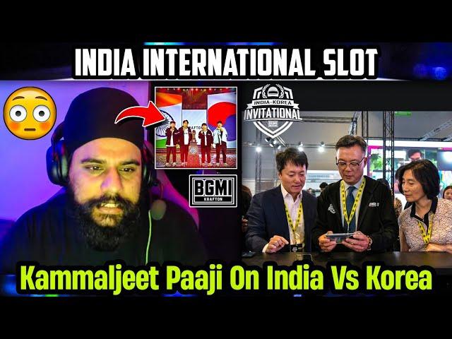 Kammaljeet Paaji Reply on India vs Korea Invitational No International Slots For India? Bgmi