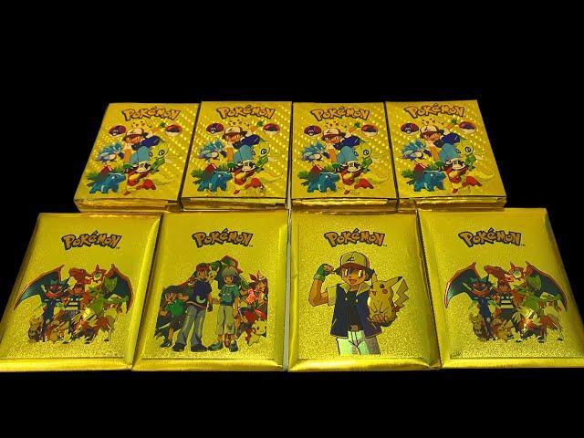 MOST EXPENSIVE PURE GOLD POKEMON GOLD CARDS | ONLY POKEMON GOLDEN CARDS OPENING #pokemon #pokémon