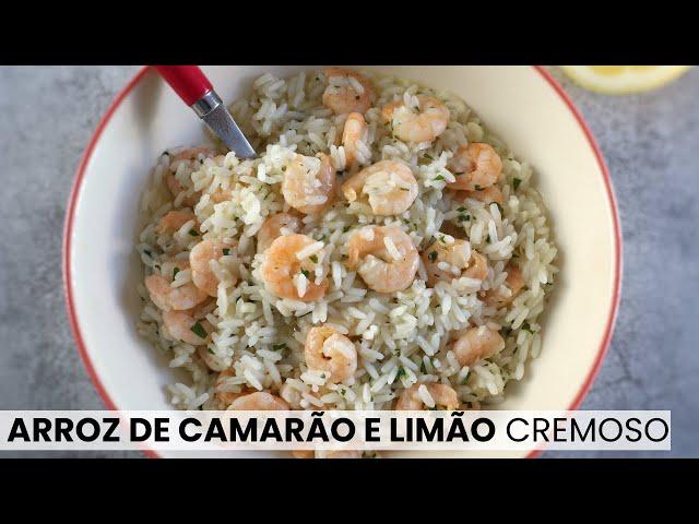 Arroz de Camarão e Limão Cremoso | Food From Portugal