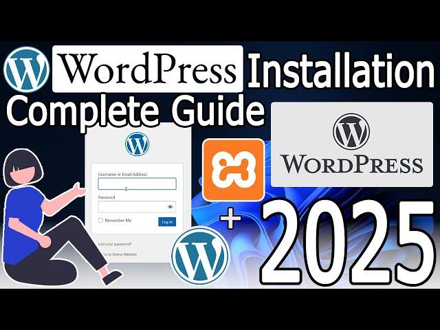 How to Install WordPress locally in Xampp Localhost on Windows 10/11 [ 2025 Update ] Complete Guide