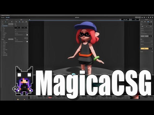 MagicaCSG -- NEW Free 3D Modeler From MagicaVoxel Creator