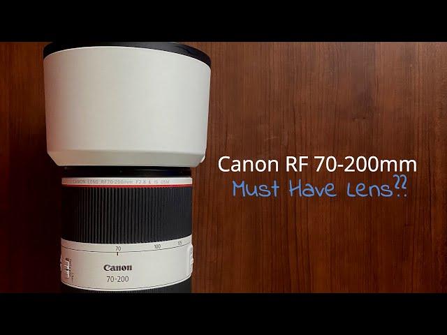 Canon 70-200mm RF Lens Review | Must have Lens??