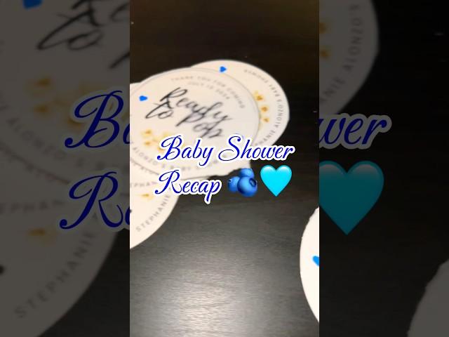 Baby Shower🩵 #babyshower#babyshowerinspo#baby#pregnant#pregnancy#Vlog#babyshowerideas#newmom#boymom