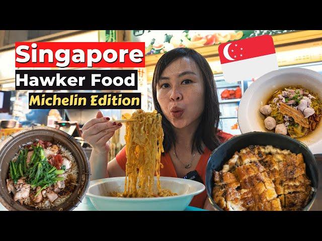 9 MUST TRY SINGAPOREAN STREET FOOD |  MICHELIN BIB GOURMAND 2022 | HAWKER Center Tour