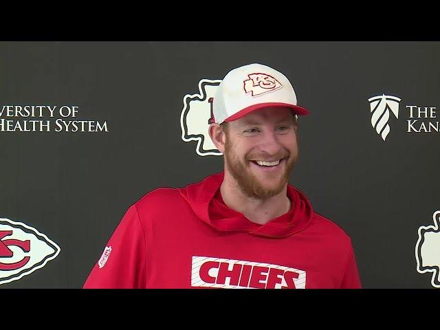 Chiefs backup QB Carson Wentz excited for his start against Denver