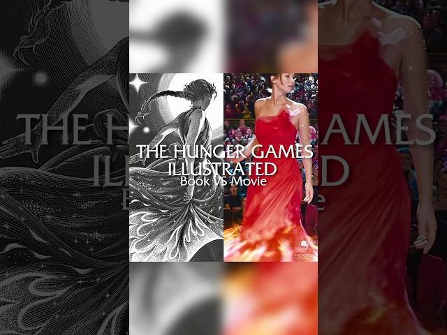 The Hunger Games Illustrated Edition Book vs Movie: Katniss Everdeen - The Girl on Fire Dress
