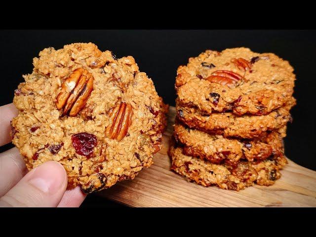 The best healthy oatmeal cookies! A quick dessert without sugar and without butter!